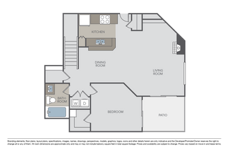 Plan 1E F202 floor plan